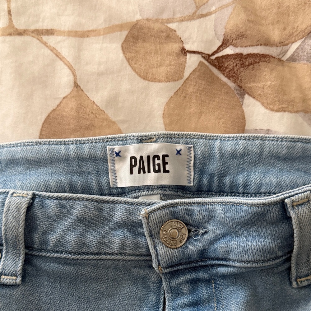 PAIGE Light Blue High-Rise Women's Jeans